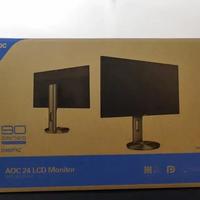 AOC I2490PXZ 23.8英寸 IPS显示器外观展示(支架|接口|按键|底座|边框)