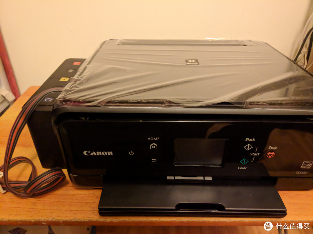 佳能 Canon TS6120打印机外置连供改装
