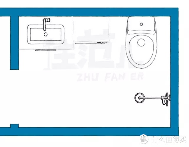 卫生间太小做不了干湿分离？把洗手台扔到外面就好啦