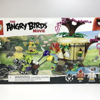 乐高 Angry Birds 愤怒的小鸟系列 75823 百鸟岛鸟蛋劫案外观展示(鸟仔|零件|发动机|车头)