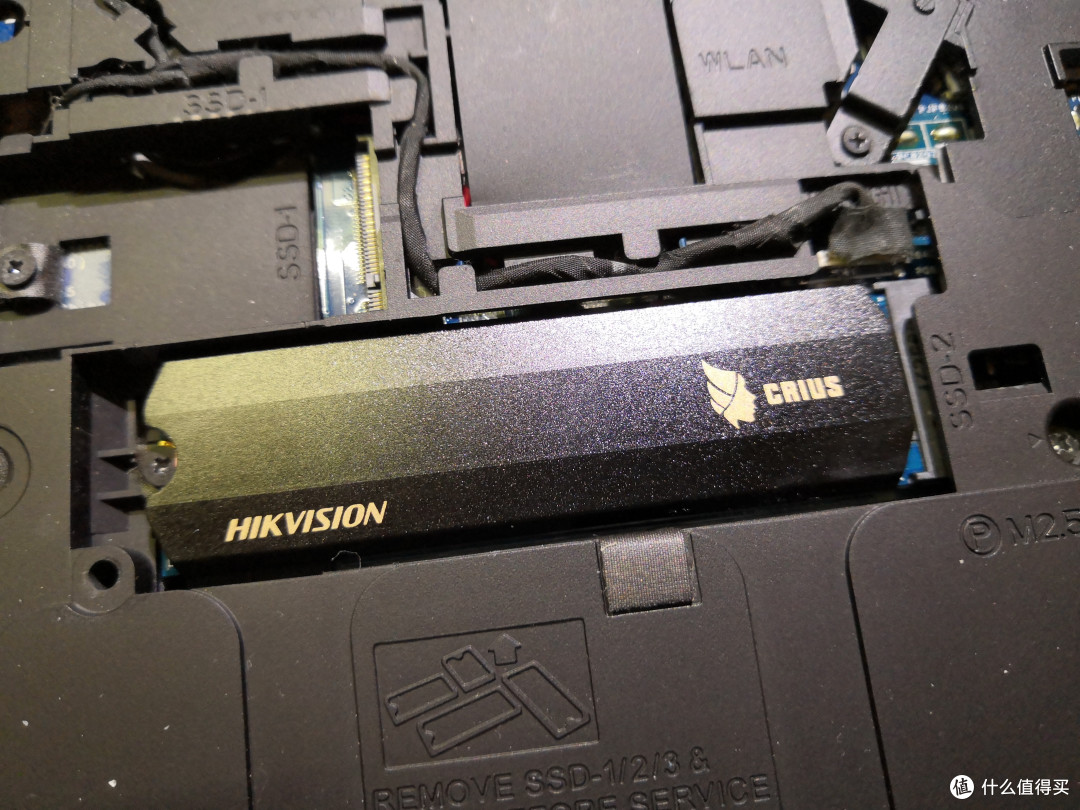 笔记本上机效果,这是笔记本的第二条pcie 3.0 x4的m2接口