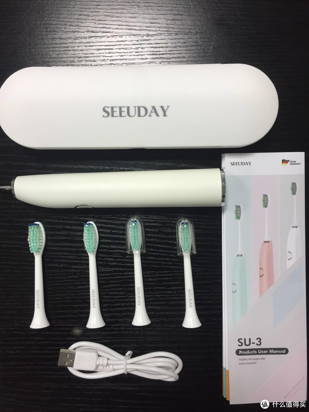 德国SEEUDAY SU-3智能超声波电动牙刷试用报告-“刷牙困扰症”患者的福音