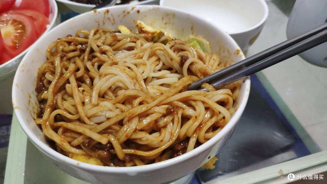 为了大妈活动,特地连夜做了个炸酱面吃一吃