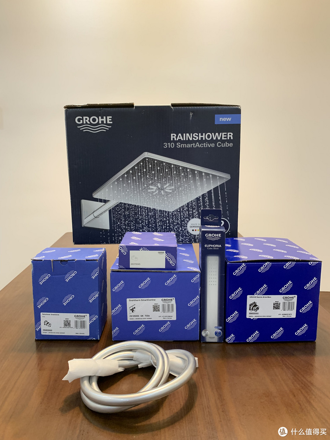 暗藏之美：GROHE 高仪 Grohtherm SmartControl & Eurocube 暗装花洒套装 开箱