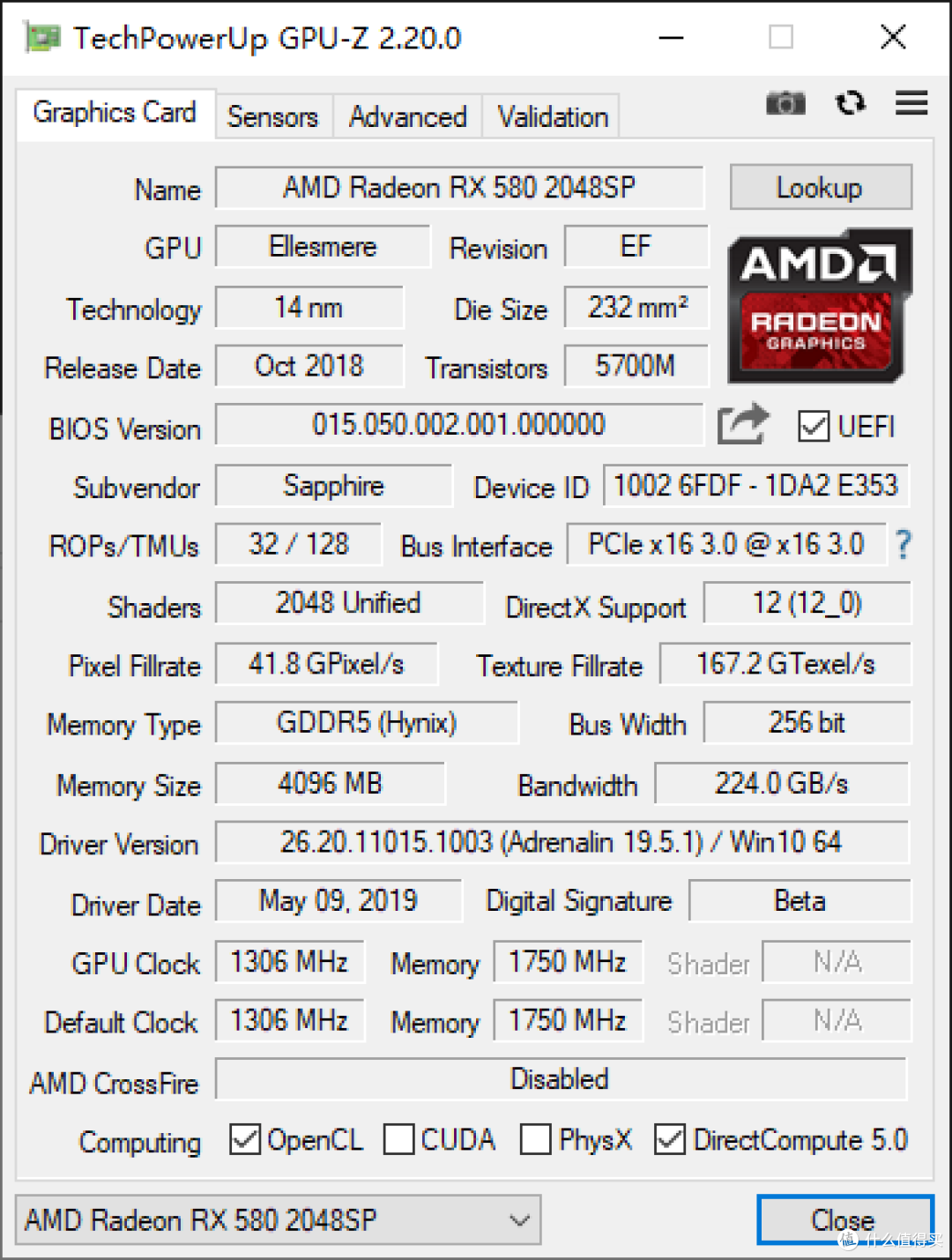 不服就打到你服为止,RX580 2048SP 再战 GTX1650!