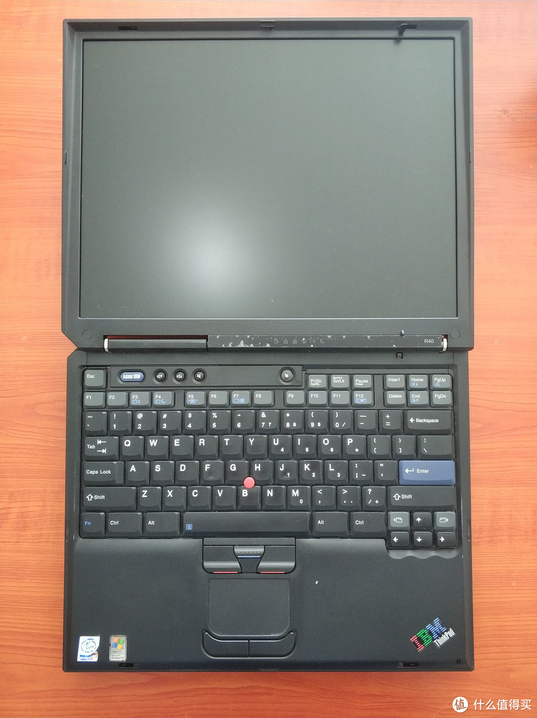 图书馆猿の上古神器：IBM ThinkPad R40 简单晒