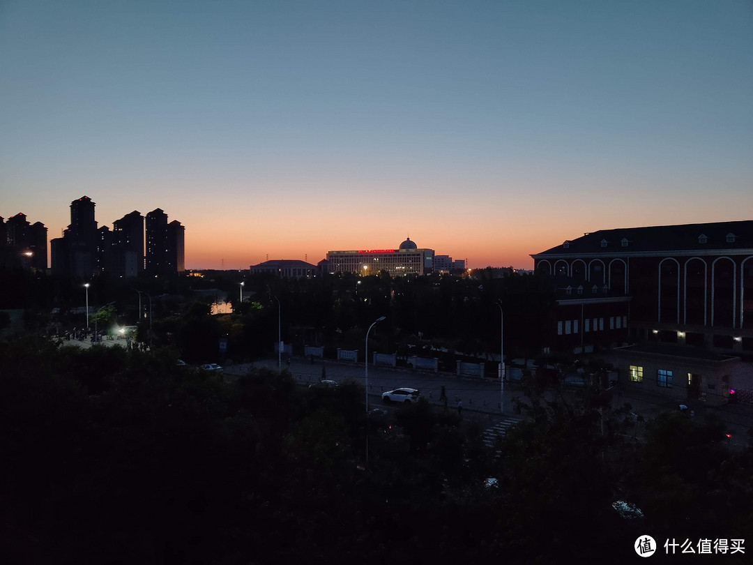 没开夜景模式