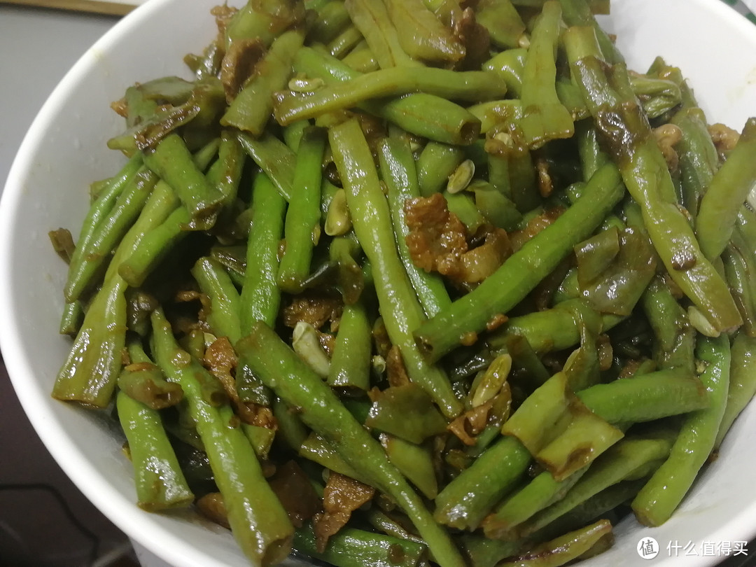 打卡第三天--蛋炒饭、红苋菜、炒豆角