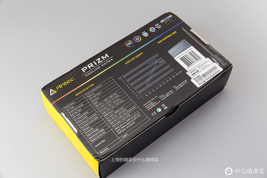 魔性RGB---安钛克（Antec）PrizmCooling Matrix幻彩飓风 使用有感