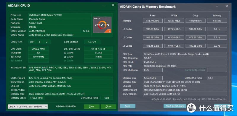 CJR真香 金士顿 掠夺者 RGB 3200 8G*2内存