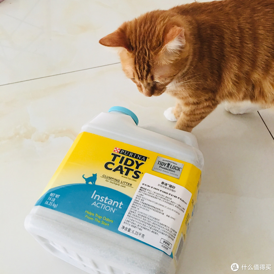 猫猫们的最爱！——超级好用的雀巢普瑞纳 TIDY CATS泰迪 即效除臭型猫砂 附可爱猫猫图