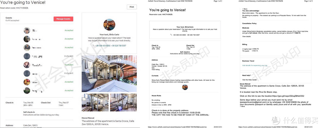 Airbnb住宿证明这个样子就可以了，不用再booking上造假