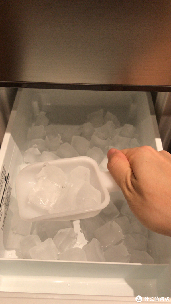 我最爱的制冰层！！还配了个勺子方便取冰！！！哈哈哈哈！