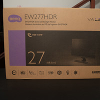 明基EW277HDR 2显示器显示屏外观展示(底座|按钮|接口|喇叭|支架)