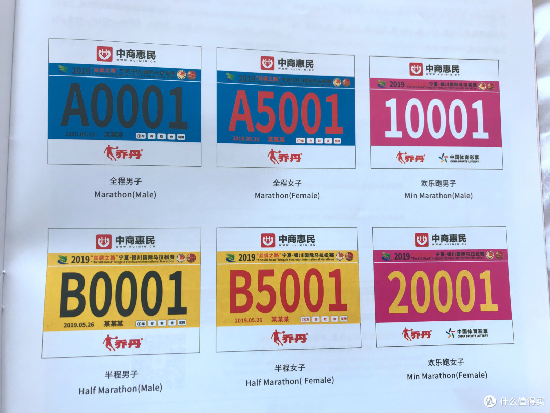 2019银川马拉松之二:mini版参赛包和plus版完赛包