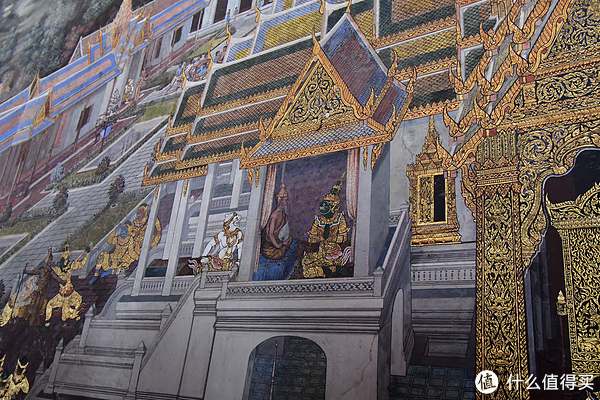 泰国大皇宫中的印度史诗壁画