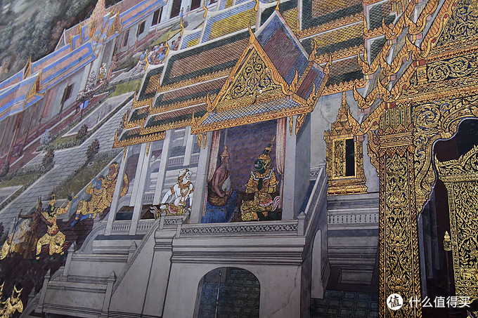 泰国大皇宫中的印度史诗壁画