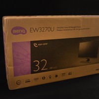 明基 EW3270显示器外观展示(底座|按钮|边框|接口|外壳)