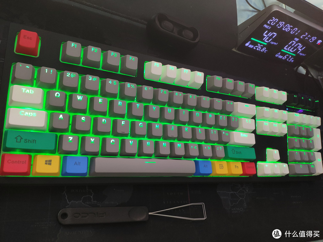 Realforce RGB键皇竟然没有键线分离？通用改键线分离保姆级教程