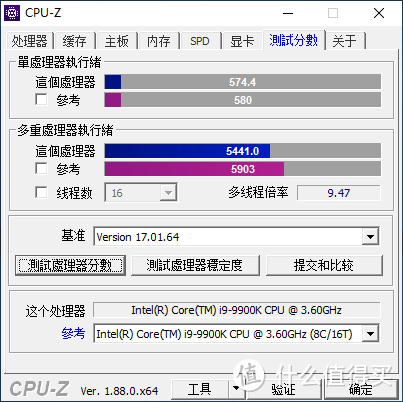 CPUz跑分情况