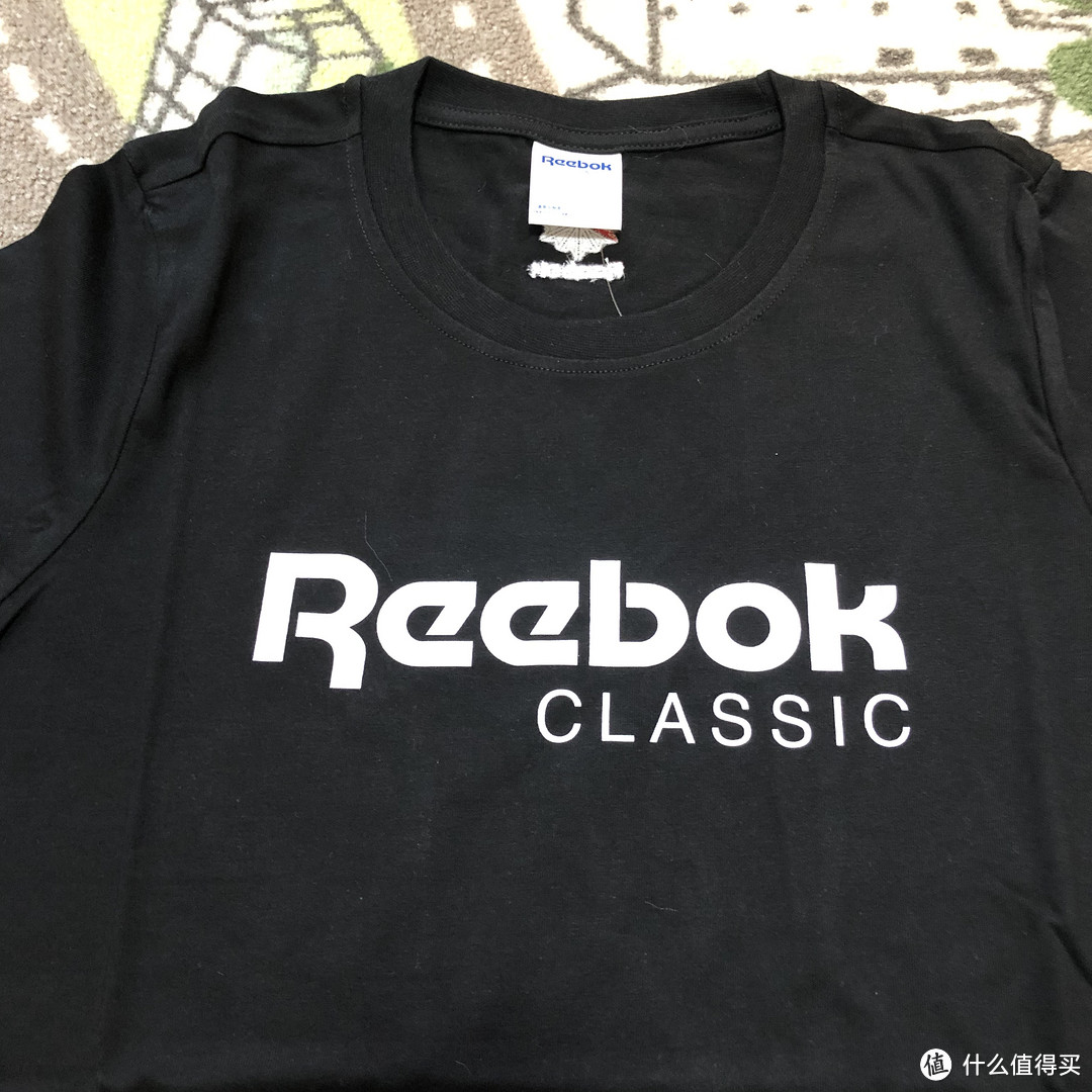 经典logo款Reebok女子短袖T恤