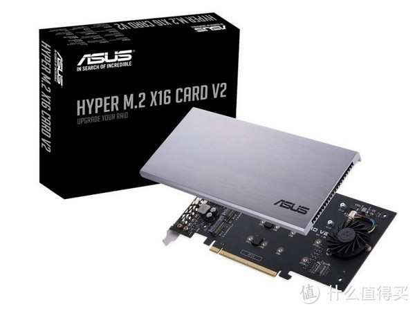 四路M.2 SSD狂飙12G/s：华硕 推出 HYPER M.2 X16 CARD V2扩展卡