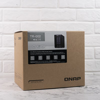 威联通 TR-002 两盘位磁盘阵列外接硬盘盒外观展示(托架|指示灯|按键|风扇|接口)