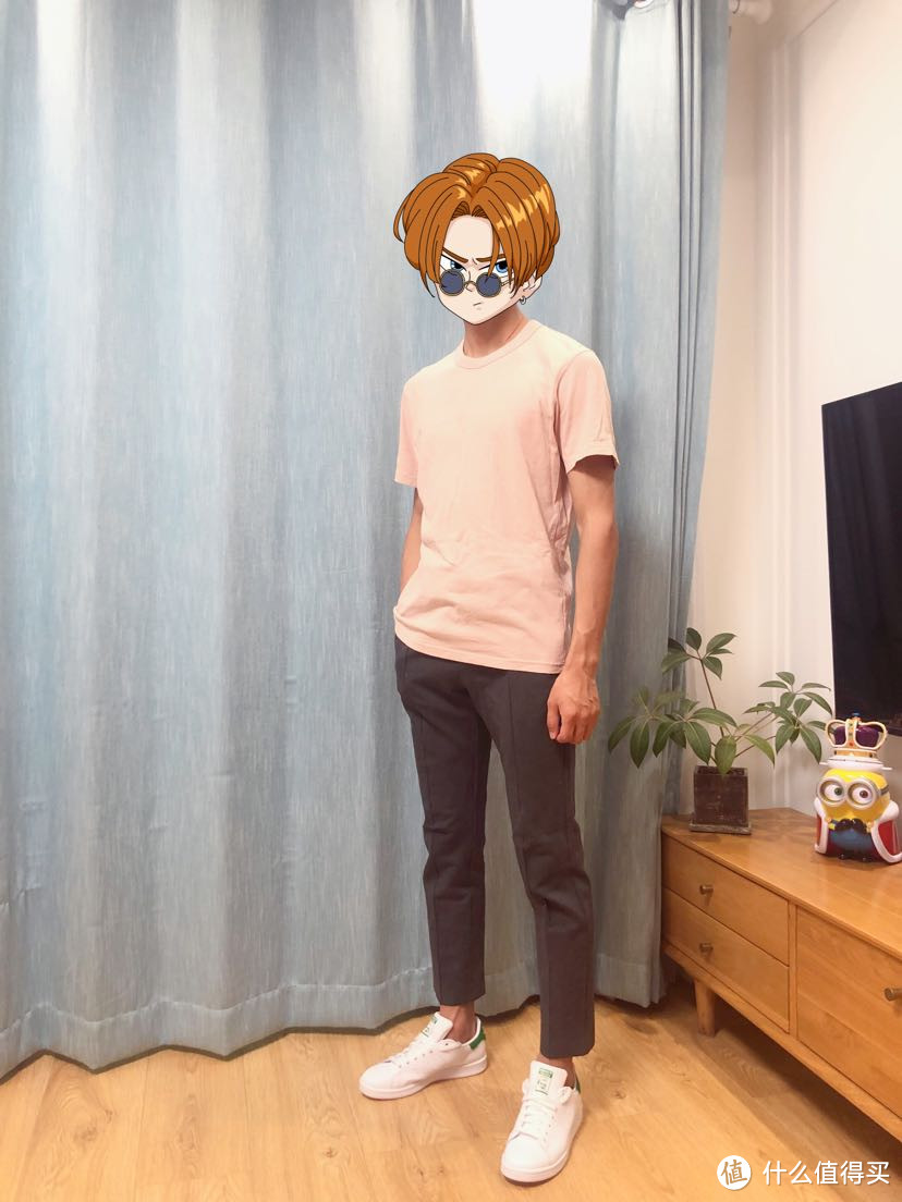 上衣:优衣库,裤子:U&R,鞋:stan smith