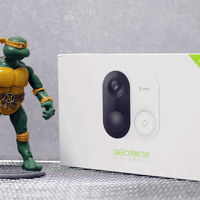 360可视门铃1C外观展示(底座|正面|按钮|按键)