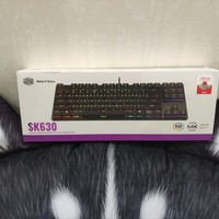 酷冷至尊 SK630 矮红轴RGB键盘外观展示(主体|连接线|键帽|接口)