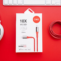 cike USB-C to Lightning苹果快充数据线外观展示(线材|接头|网尾)