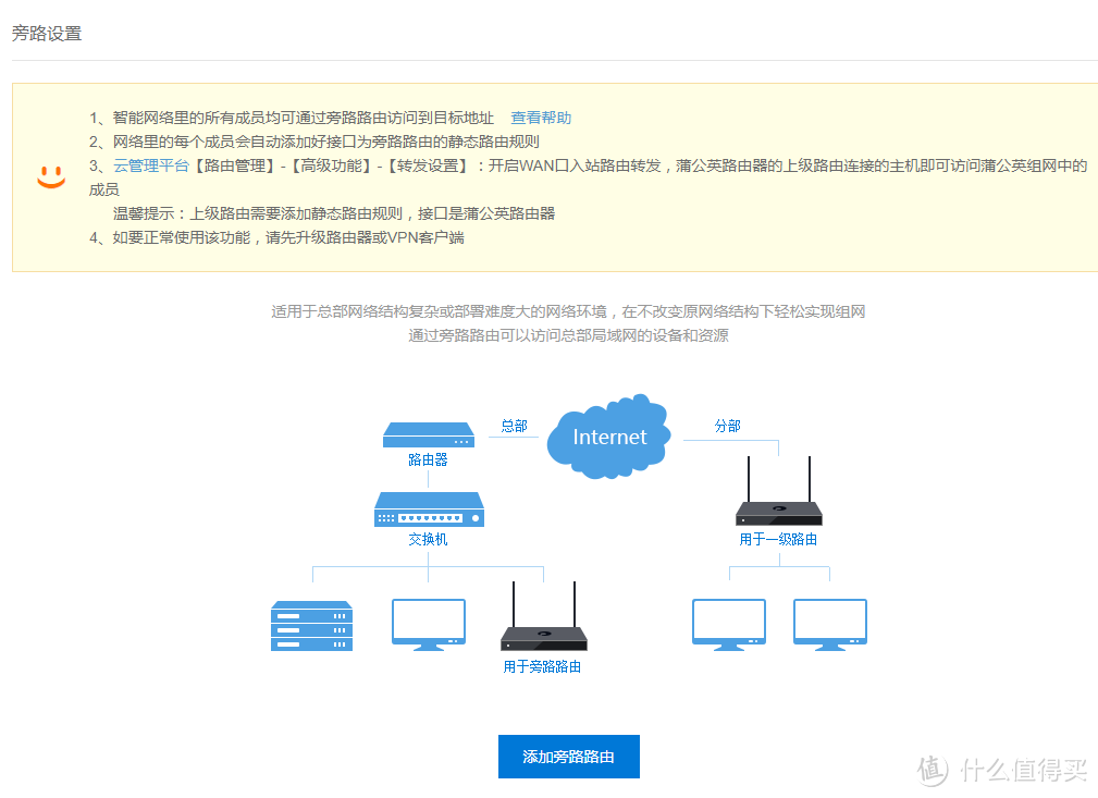 目前还没有设置旁路参数，点击“添加”按钮