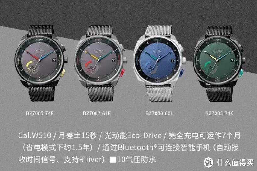 光动能驱动、1年半续航：Citizen 西铁城 发布 Eco-Drive Riiiver 智能手表