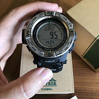 卡西欧PRW-3500-1手表使用感受(按钮|气压|光动能|电波表|精度)