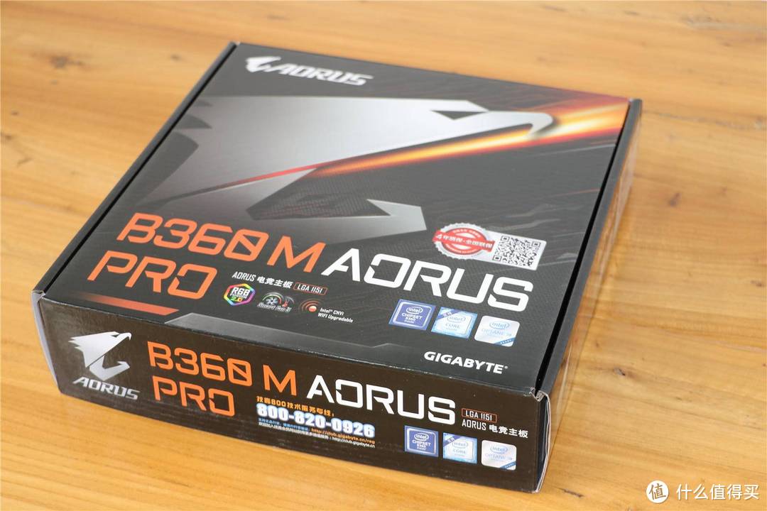 技嘉的小雕B360M AORUS PRO主板（已安装）