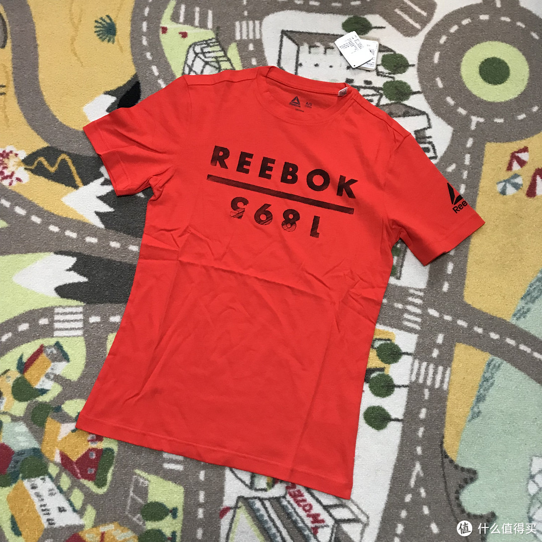 Reebok男式印花T恤