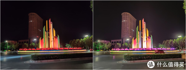 左：普通   右：夜景