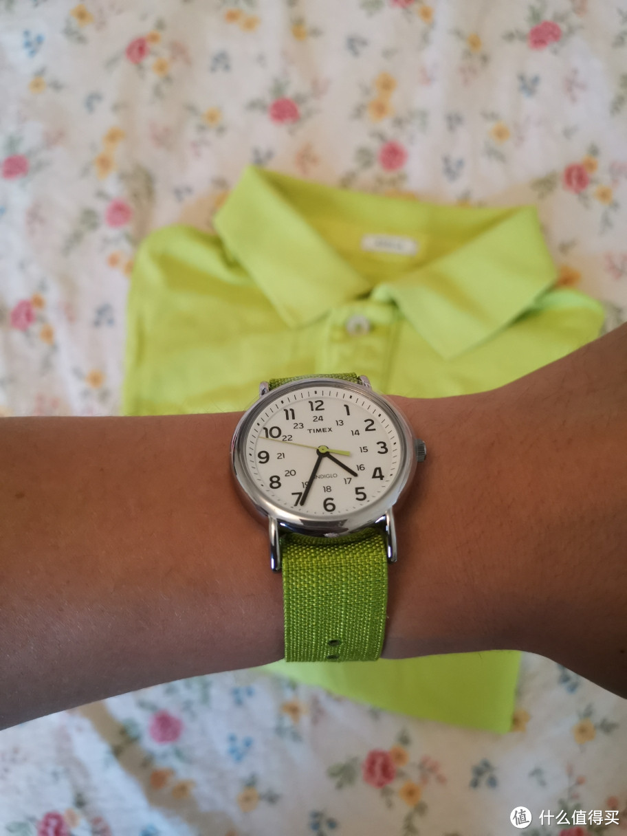 要想生活过得去，身上就要带点绿!TIMEX天美时手表晒单分享
