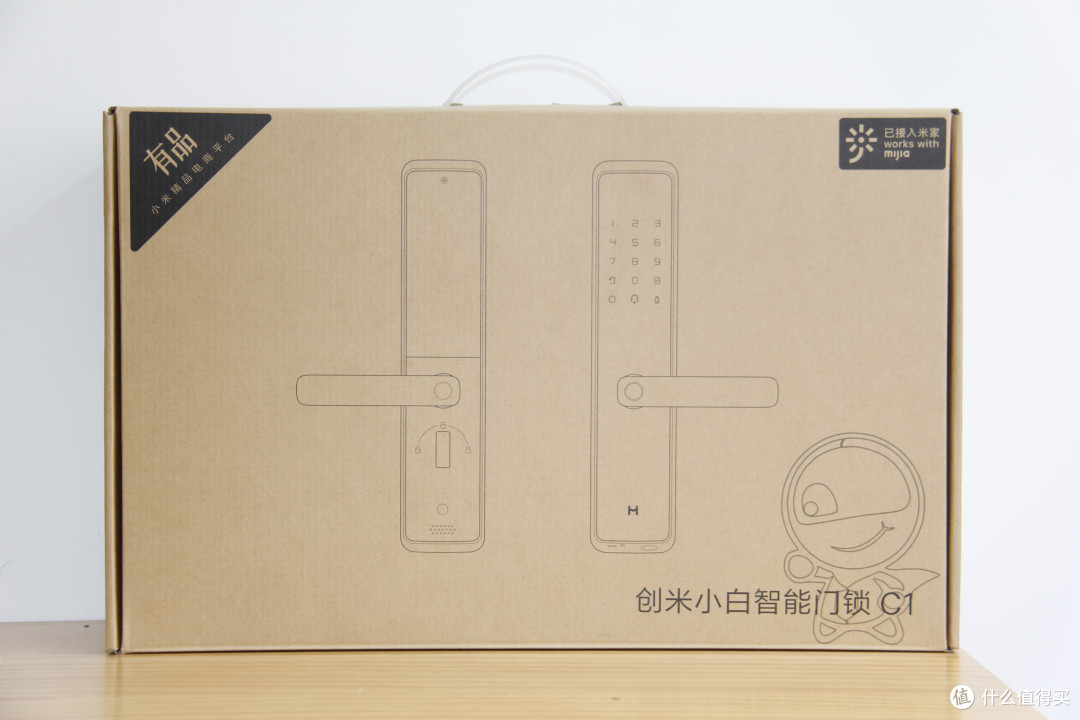 创米小白智能锁开箱,颜值最高的指纹锁,不接受反驳