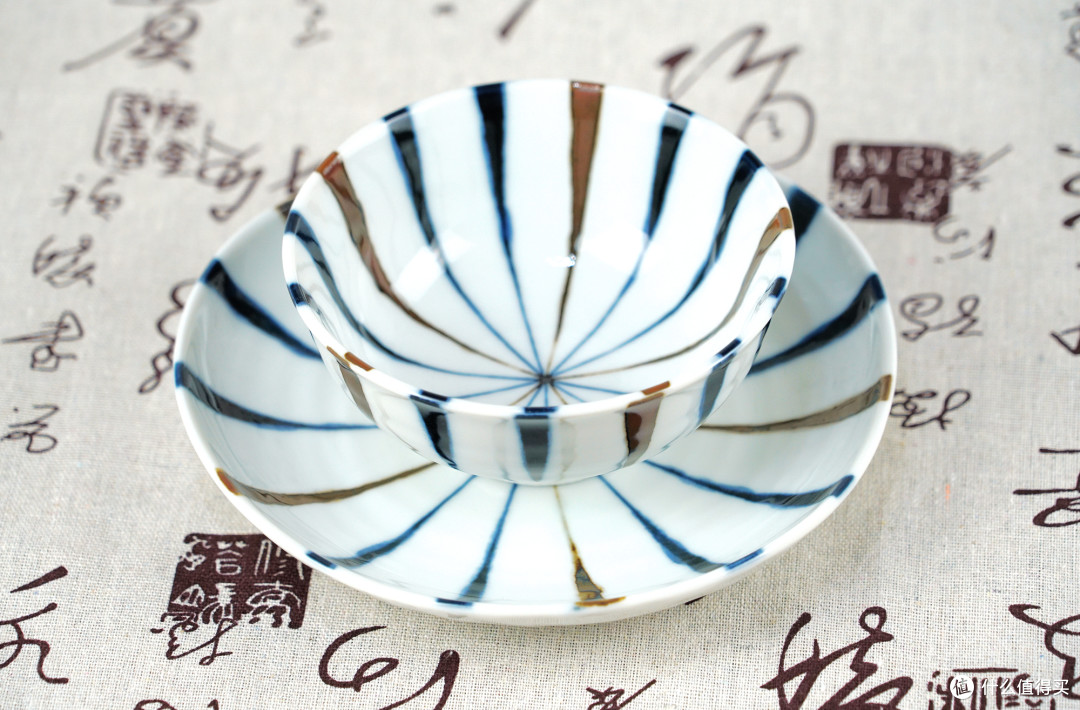 器以悦己，食以悦人：AITO Kusa 三峰 系列 蓝十草 美浓烧 餐具6件套