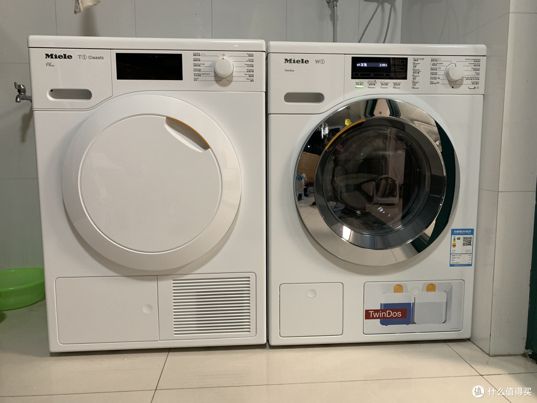 美诺miele乞丐版洗干套装wkg120 c tdos tdb120 wp c 的简单使用感受