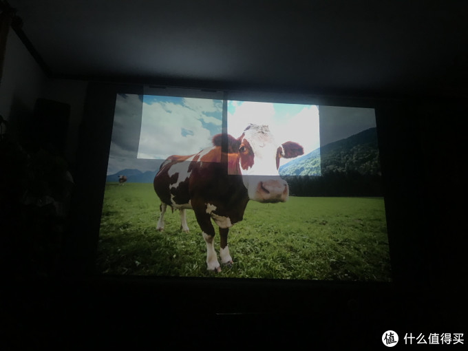投影仪幕布评测：白玻纤 Vs  两款抗光幕布评测（白天 Vs 晚上）