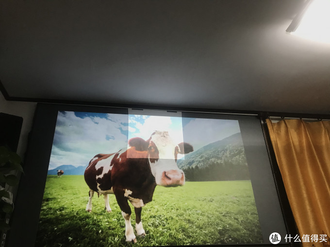 投影仪幕布评测：白玻纤 Vs  两款抗光幕布评测（白天 Vs 晚上）