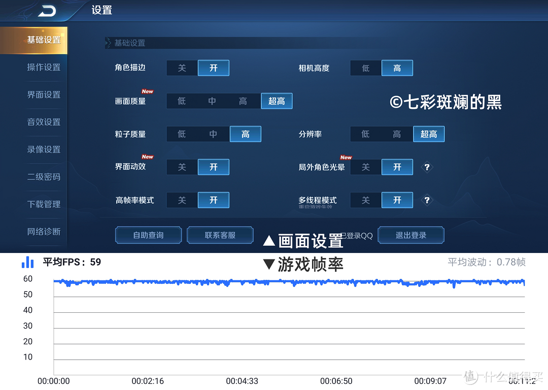 王者荣耀游戏帧率