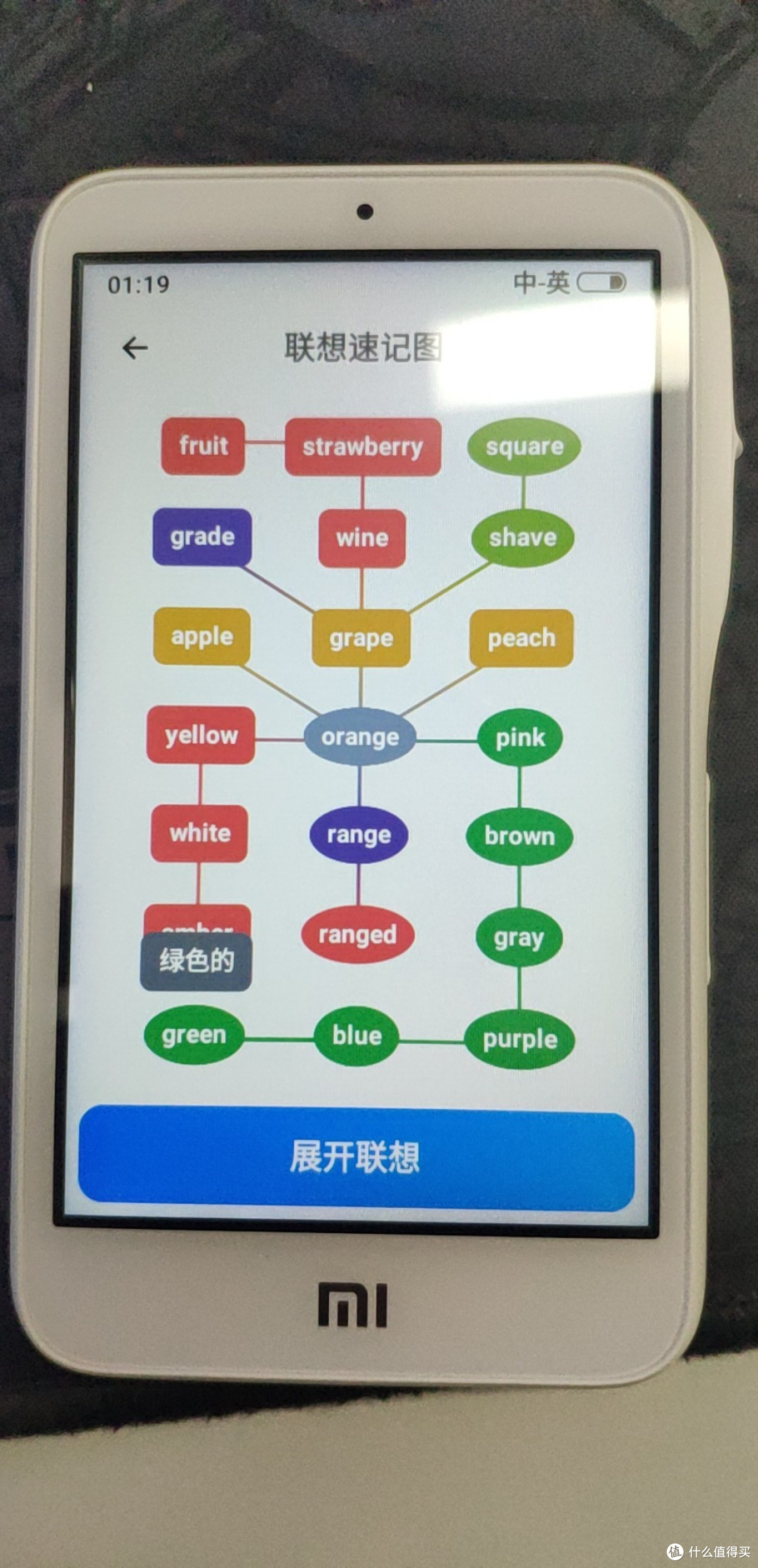 点下面的“展开联想”可以一个个的弹出联想词