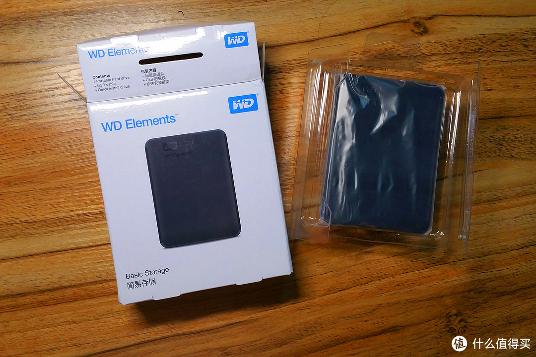 西部数据(WD) 新元素Elements 1TB 移动硬盘 晒物与拆解