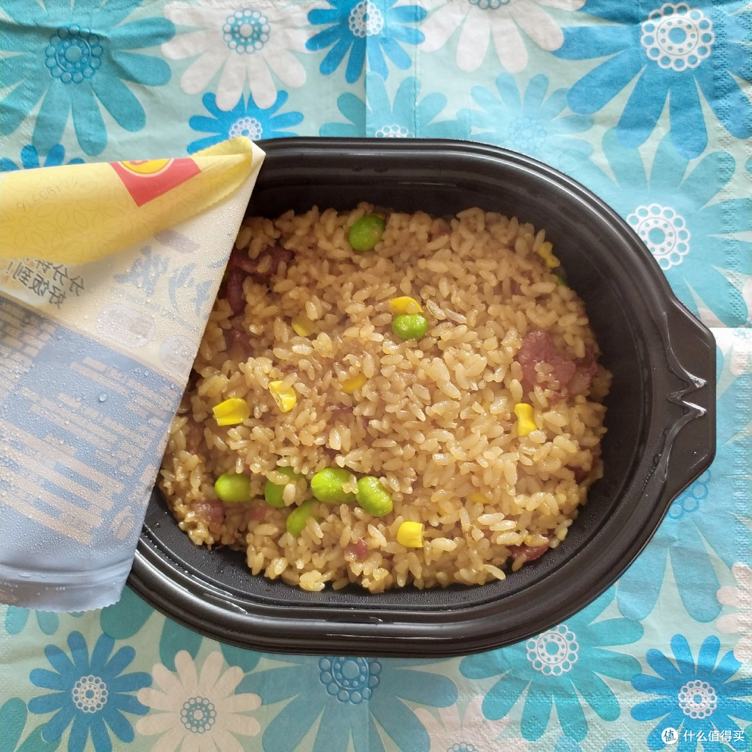 加热好的炒饭