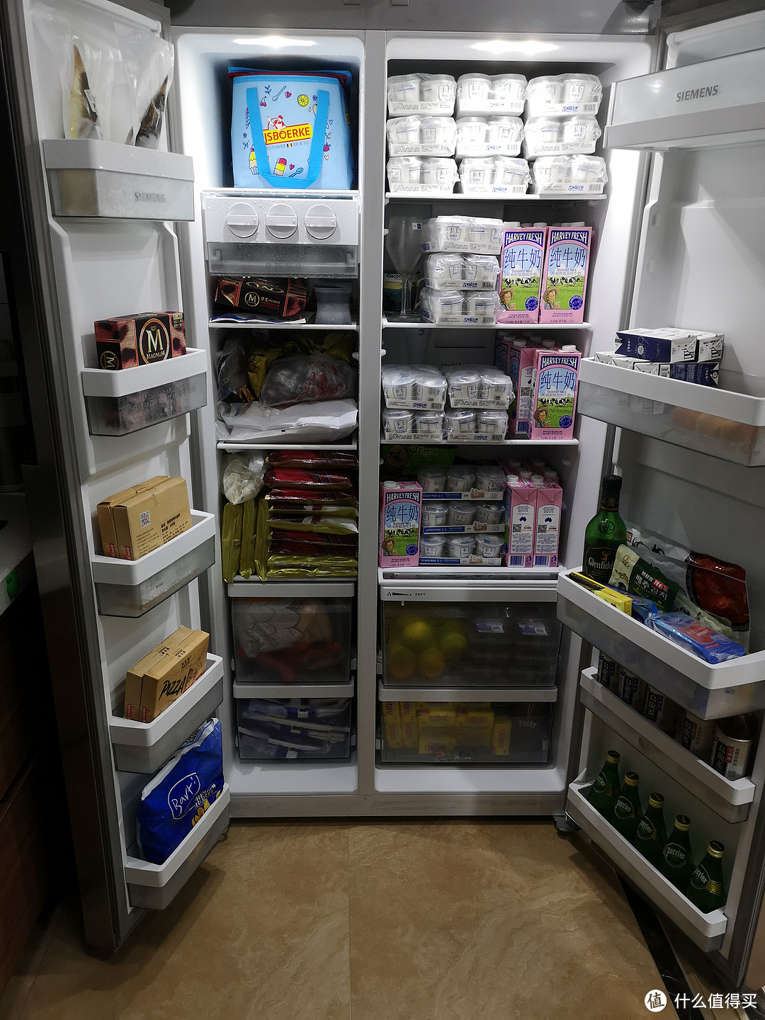 整理之后的冰箱