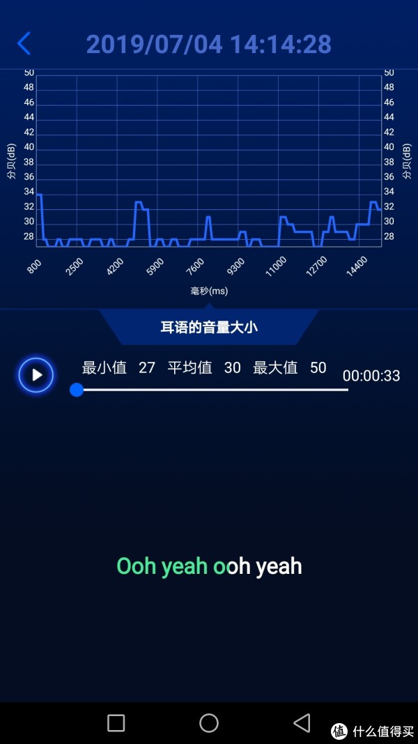 正常环境音下
