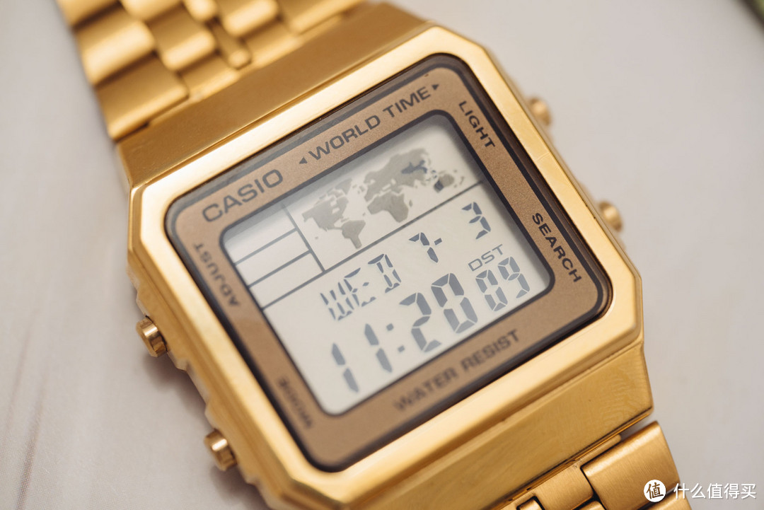 没金链子那就买个小手表，卡西欧AG500WGA复古手表。